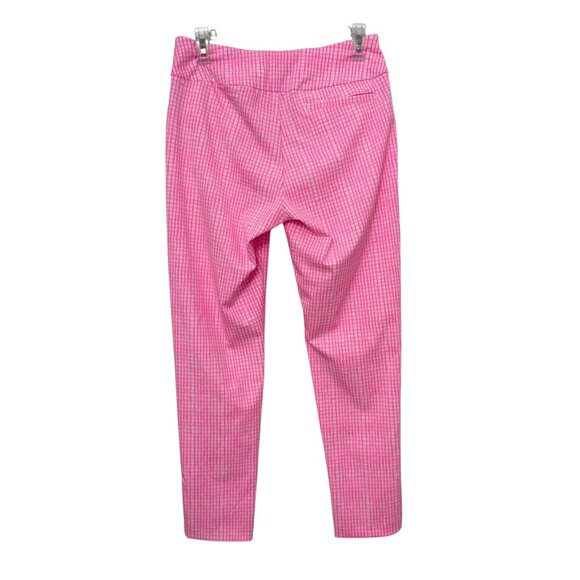 NWOT LILLY PULITZER LUXLETIC UPF 50+ PINK LEGGINGS PANTS women's sz 8 - Picture 2 of 6